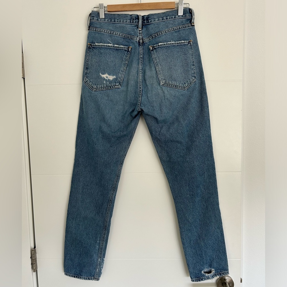 Agolde Feel Good High Waisted Button Fly Jeans Size 27 - Picture 4 of 15